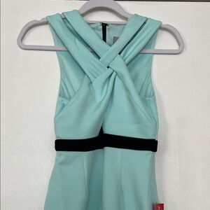 ASOS Light Blue Dress with Black Accent